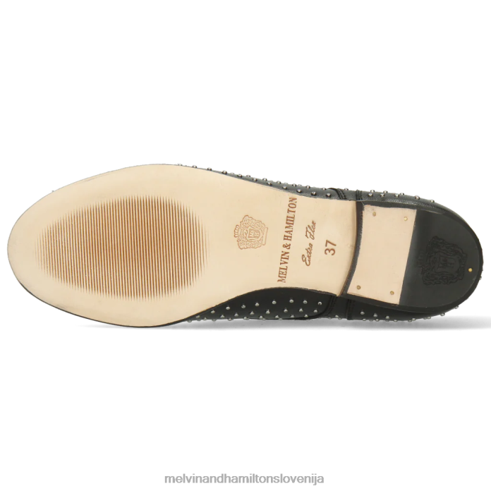 Melvin & Hamilton derbi čevlji Črna ženske sonja 10 FLJ6L1522