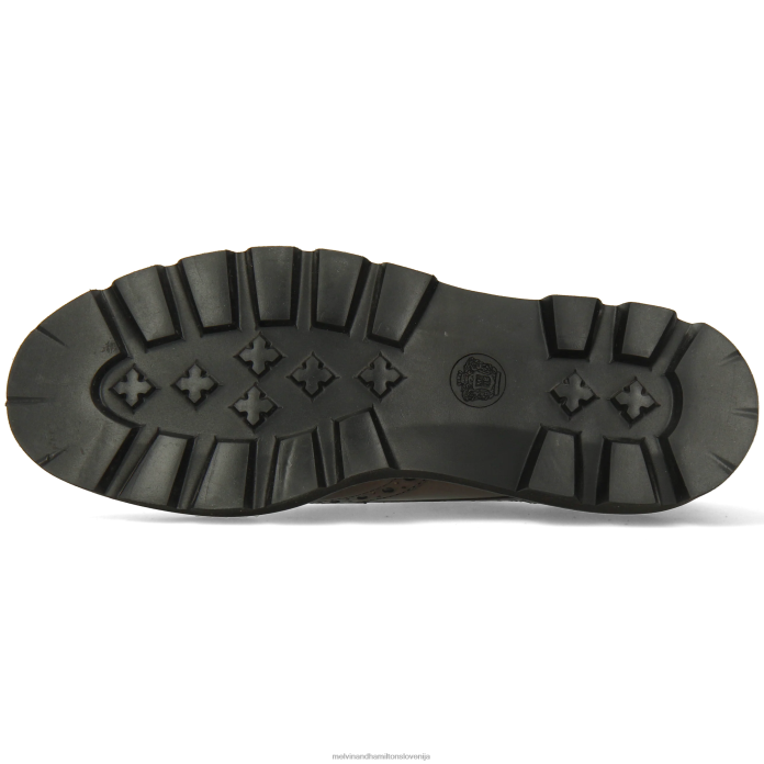 Melvin & Hamilton derbi čevlji siva ženske jenny 6 FLJ6L1503