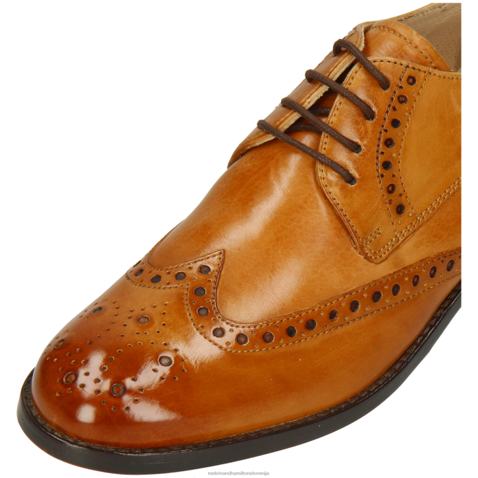 Melvin & Hamilton derbi čevlji svetlo rjava ženske amelie 3 FLJ6L1505