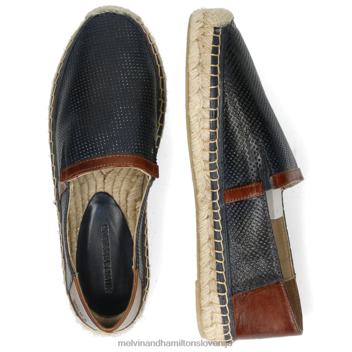 Melvin & Hamilton espadrile modra ženske bree 3 FLJ6L1889
