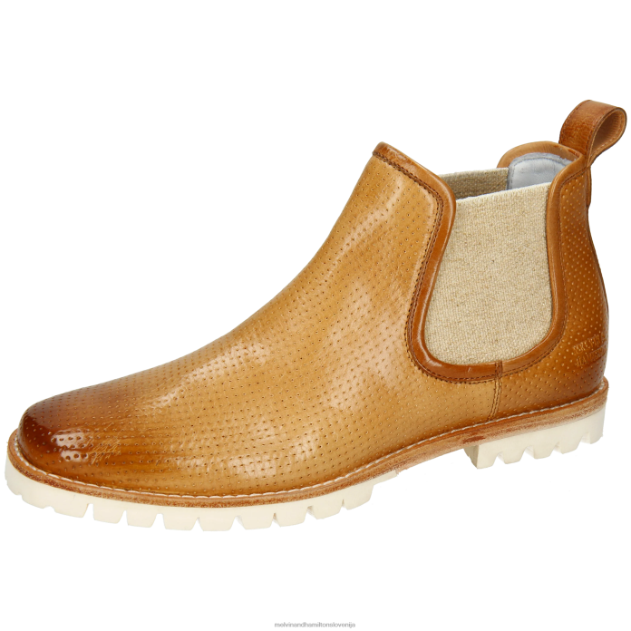 Melvin & Hamilton gležnarji bež ženske kamila 3 FLJ6L839