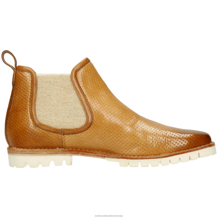 Melvin & Hamilton gležnarji bež ženske kamila 3 FLJ6L839