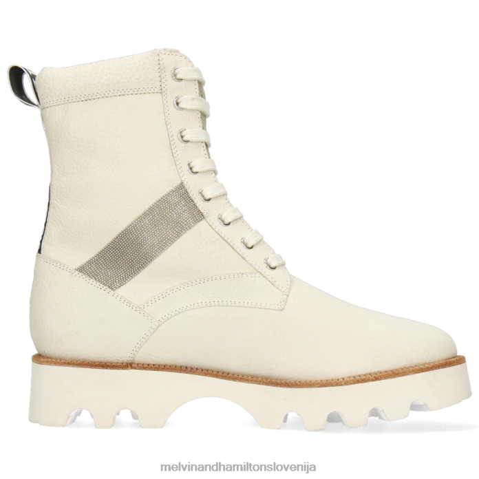 Melvin & Hamilton gležnarji bela ženske dakota 8 FLJ6L1053