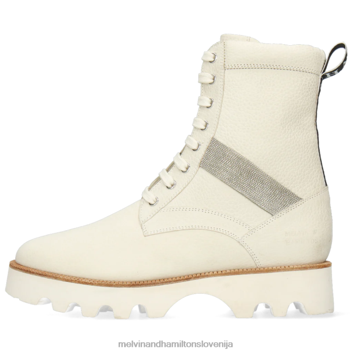 Melvin & Hamilton gležnarji bela ženske dakota 8 FLJ6L1053
