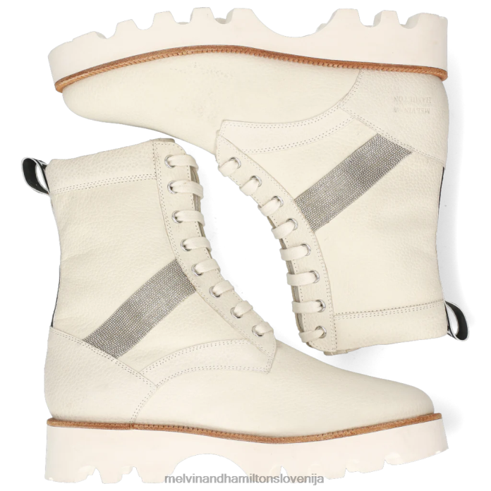 Melvin & Hamilton gležnarji bela ženske dakota 8 FLJ6L1053
