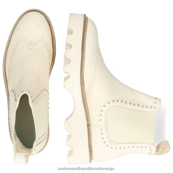 Melvin & Hamilton gležnarji bela ženske sally 167 FLJ6L1123