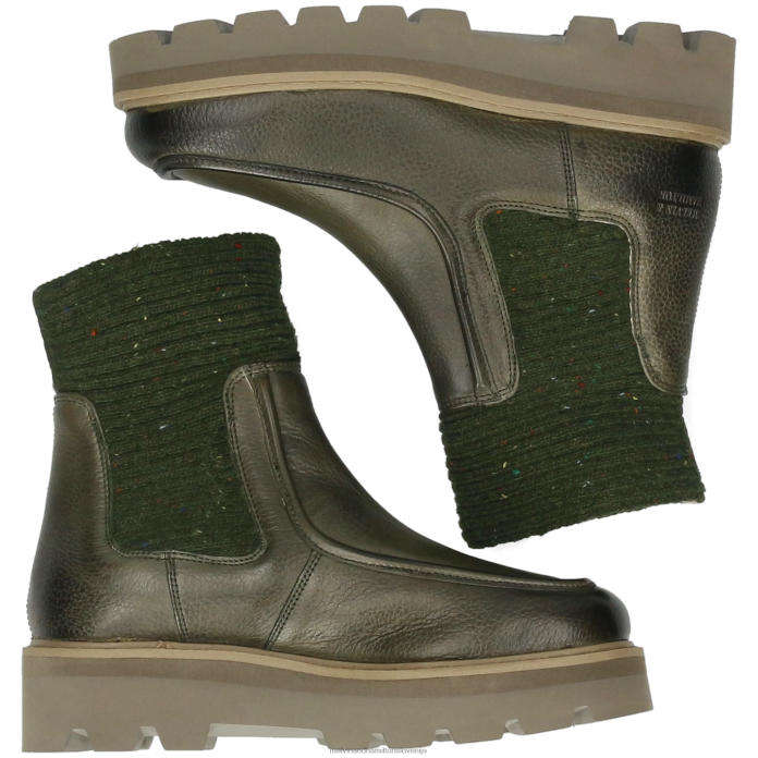 Melvin & Hamilton gležnarji kaki ženske cassy 3 FLJ6L915