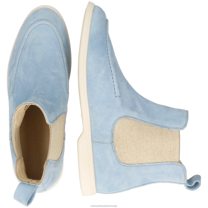 Melvin & Hamilton gležnarji modra ženske adley 18 FLJ6L834