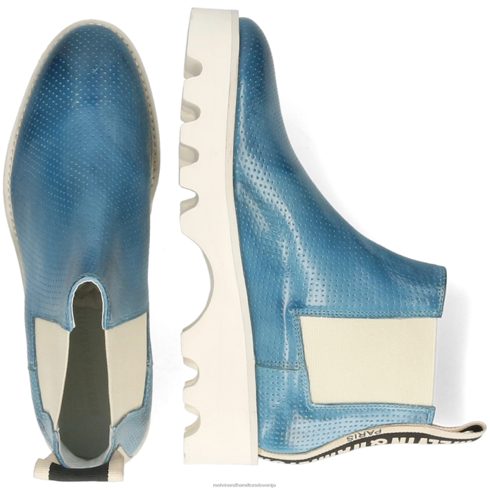 Melvin & Hamilton gležnarji modra ženske sally 175 FLJ6L1073