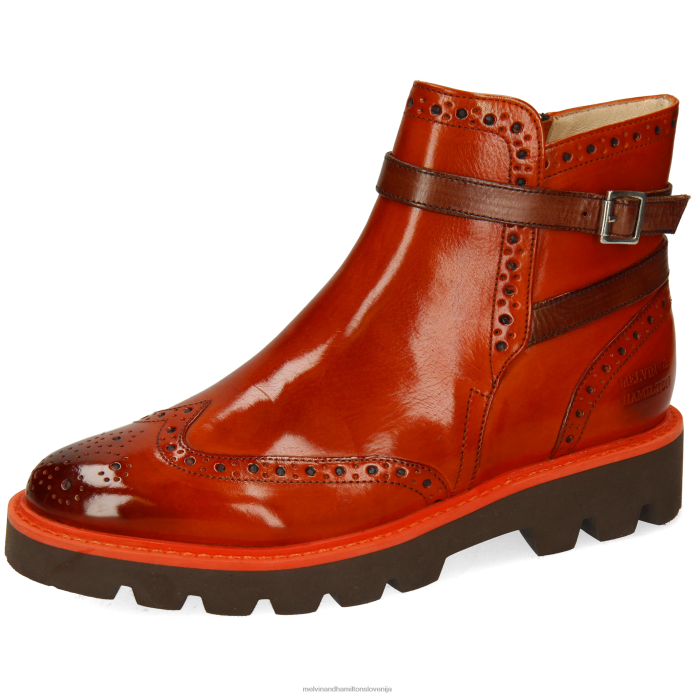Melvin & Hamilton gležnarji oranžna ženske selina 25 FLJ6L971