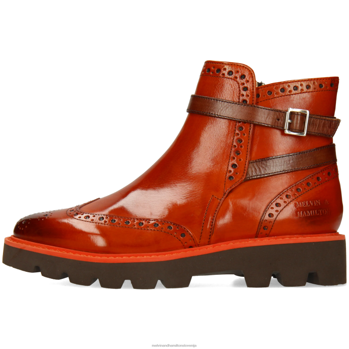 Melvin & Hamilton gležnarji oranžna ženske selina 25 FLJ6L971