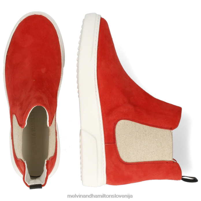 Melvin & Hamilton gležnarji rdeča ženske hailey 2 FLJ6L1118