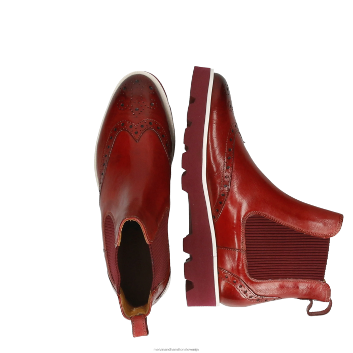 Melvin & Hamilton gležnarji rdeča ženske selina 29 FLJ6L858