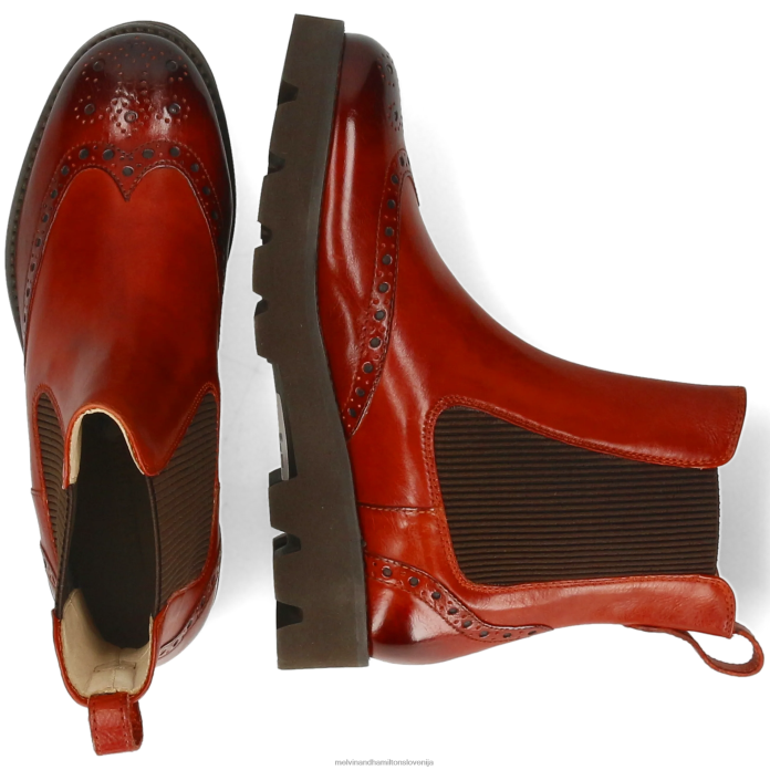 Melvin & Hamilton gležnarji rjav ženske žad 8 FLJ6L799