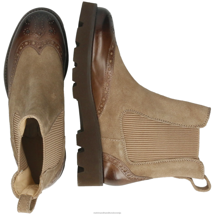 Melvin & Hamilton gležnarji rjav ženske žad 8 FLJ6L809