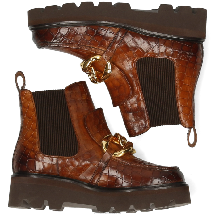 Melvin & Hamilton gležnarji rjav ženske cassy 1 FLJ6L965