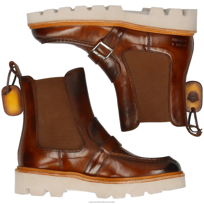 Melvin & Hamilton gležnarji rjav ženske marija 2 FLJ6L940