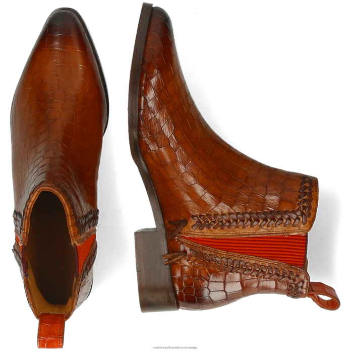 Melvin & Hamilton gležnarji rjav ženske marlin 10 FLJ6L952