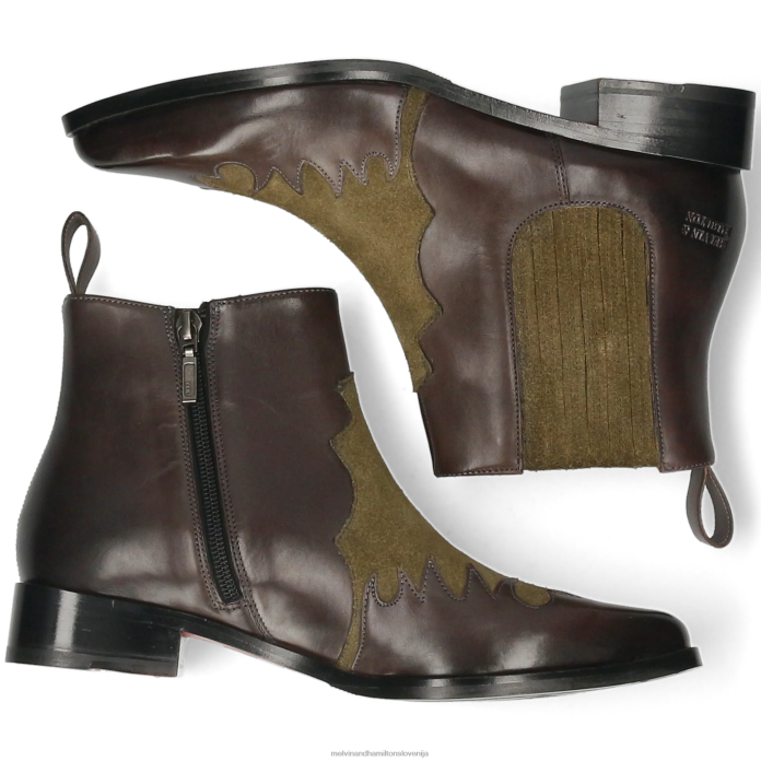 Melvin & Hamilton gležnarji rjav ženske marlin 46 FLJ6L929