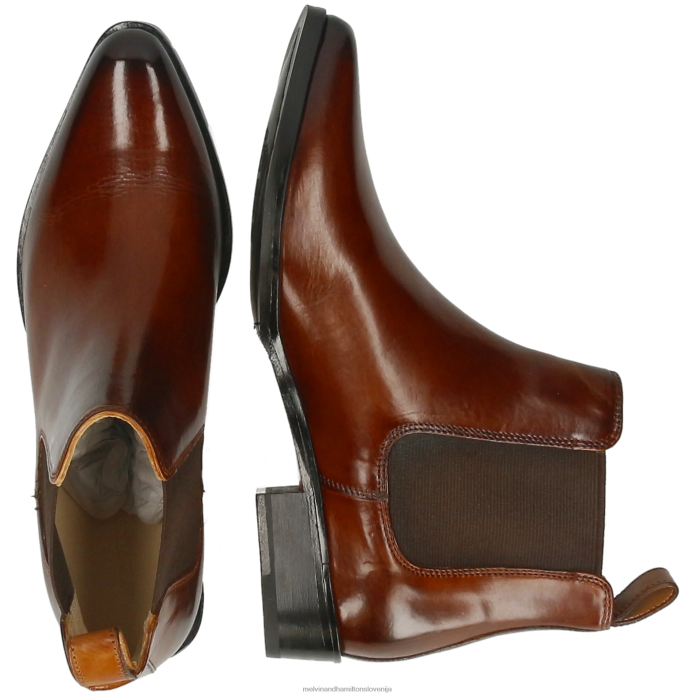 Melvin & Hamilton gležnarji rjav ženske marlin 4 FLJ6L804