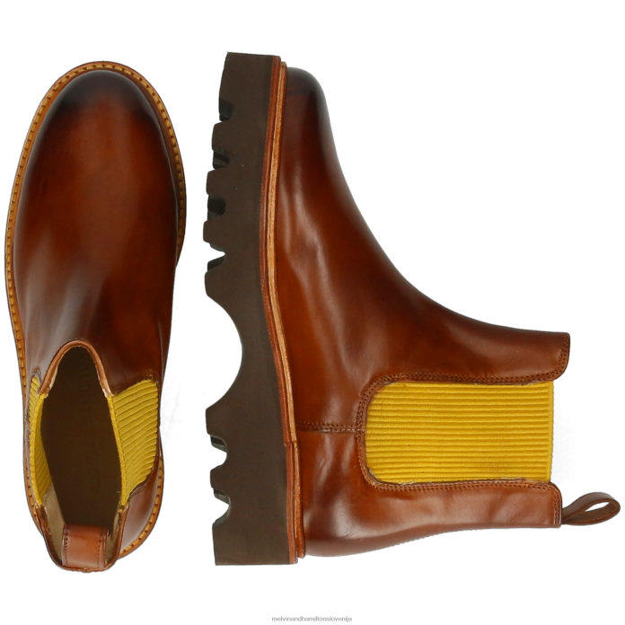 Melvin & Hamilton gležnarji rjav ženske megan 3 FLJ6L844