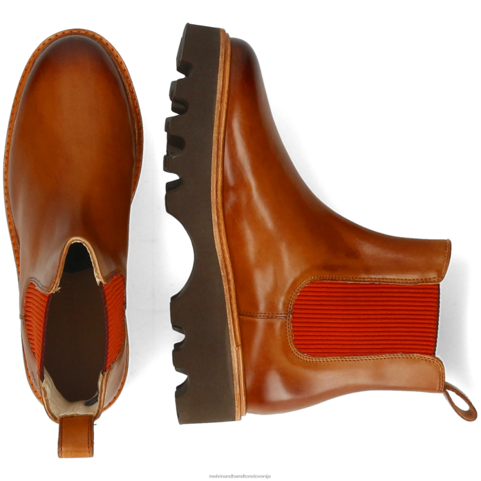 Melvin & Hamilton gležnarji rjav ženske megan 3 FLJ6L932