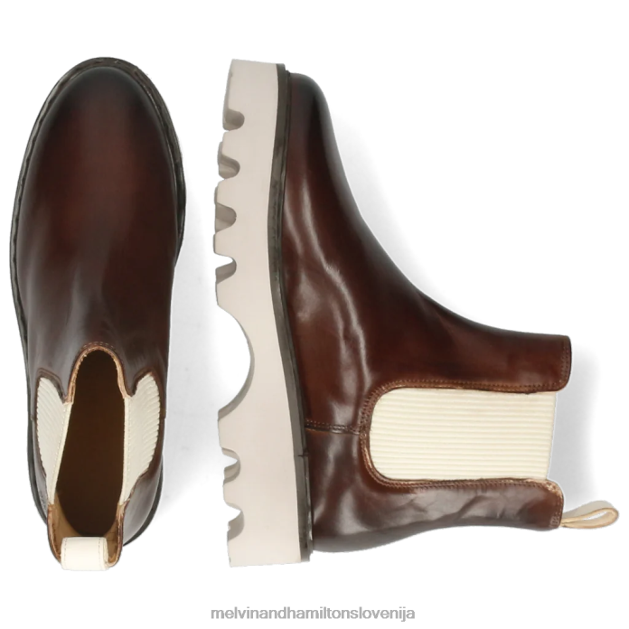 Melvin & Hamilton gležnarji rjav ženske megan 3r FLJ6L1065