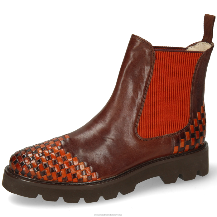 Melvin & Hamilton gležnarji rjav ženske molly 10 FLJ6L889