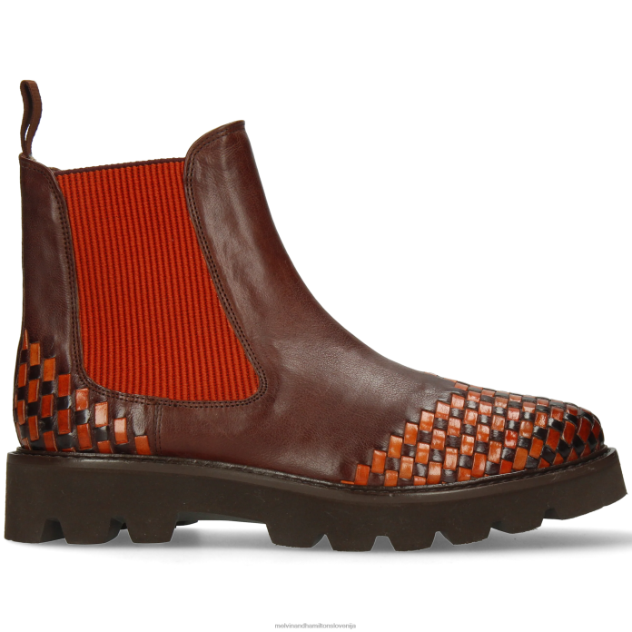 Melvin & Hamilton gležnarji rjav ženske molly 10 FLJ6L889