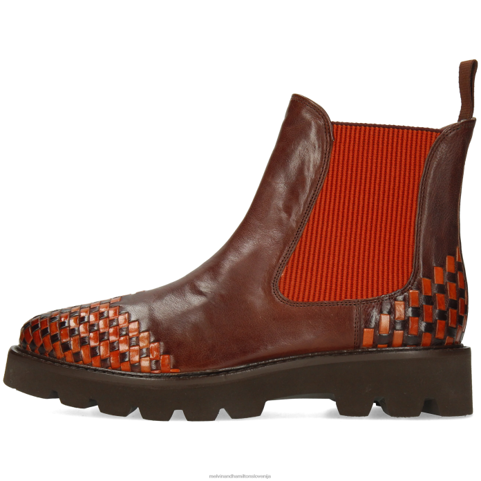 Melvin & Hamilton gležnarji rjav ženske molly 10 FLJ6L889