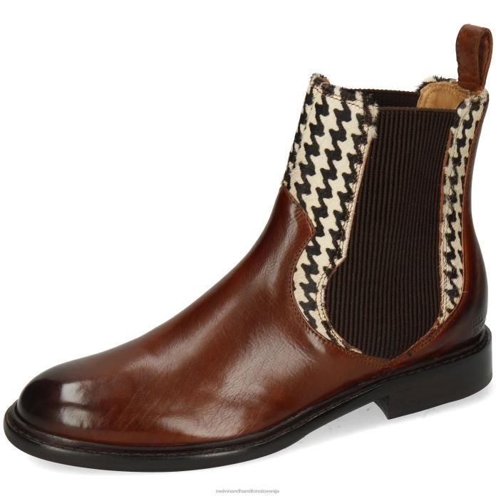 Melvin & Hamilton gležnarji rjav ženske sally 113 FLJ6L1062