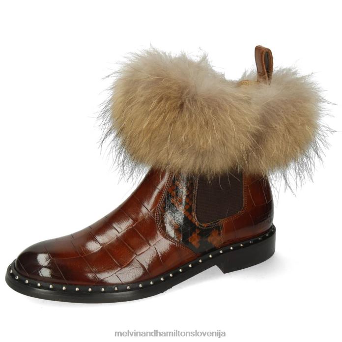 Melvin & Hamilton gležnarji rjav ženske sally 114 FLJ6L972