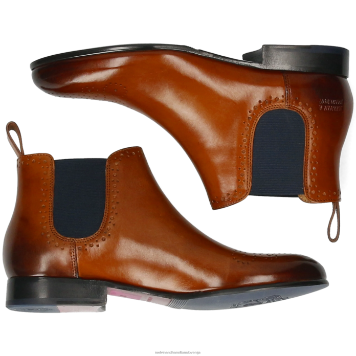 Melvin & Hamilton gležnarji rjav ženske sally 16 FLJ6L893