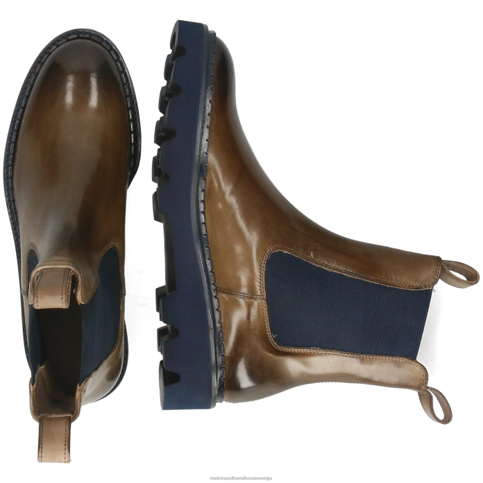 Melvin & Hamilton gležnarji rjav ženske sally 186 FLJ6L815