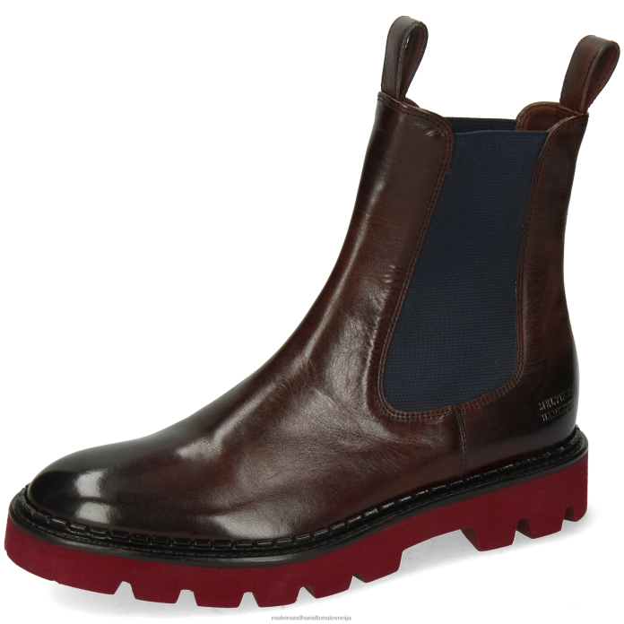 Melvin & Hamilton gležnarji rjav ženske sally 186 FLJ6L860