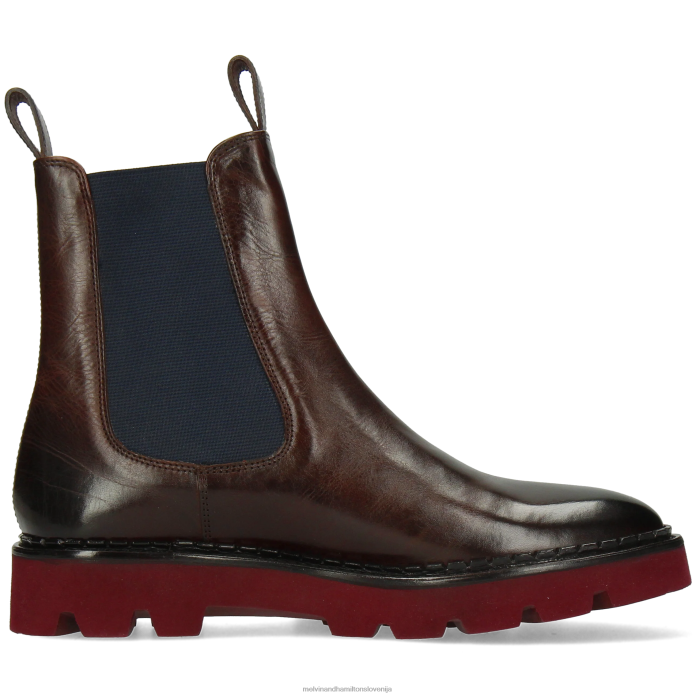 Melvin & Hamilton gležnarji rjav ženske sally 186 FLJ6L860