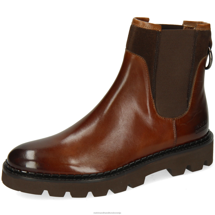 Melvin & Hamilton gležnarji rjav ženske sally 187 FLJ6L896