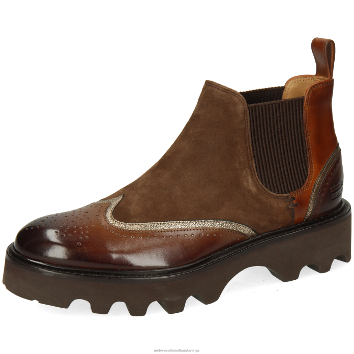 Melvin & Hamilton gležnarji rjav ženske sally 19 FLJ6L822