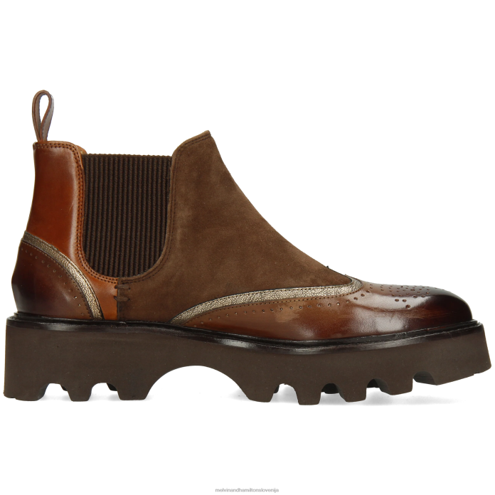 Melvin & Hamilton gležnarji rjav ženske sally 19 FLJ6L822