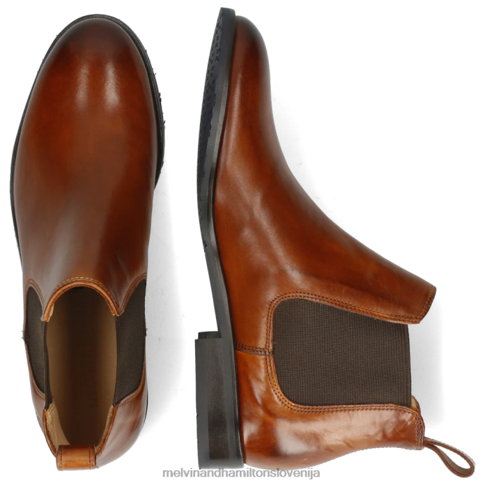 Melvin & Hamilton gležnarji rjav ženske sally 25 FLJ6L1138