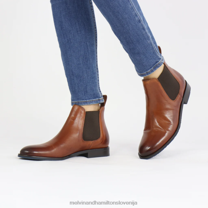 Melvin & Hamilton gležnarji rjav ženske sally 25 FLJ6L1138