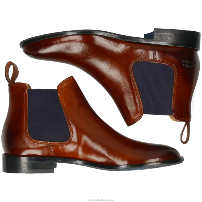 Melvin & Hamilton gležnarji rjav ženske sally 25 FLJ6L829