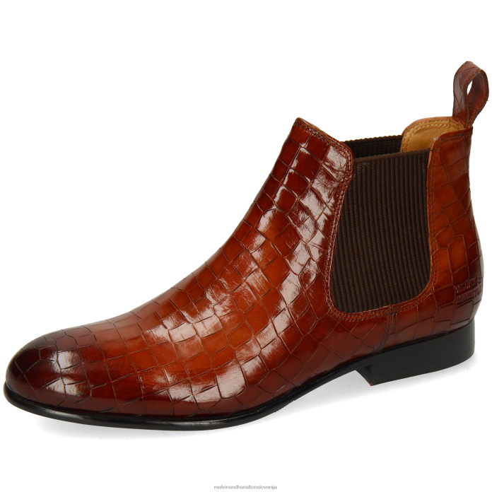 Melvin & Hamilton gležnarji rjav ženske sally 25 FLJ6L901