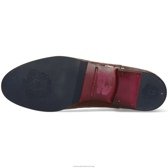 Melvin & Hamilton gležnarji rjav ženske sally 25 FLJ6L901