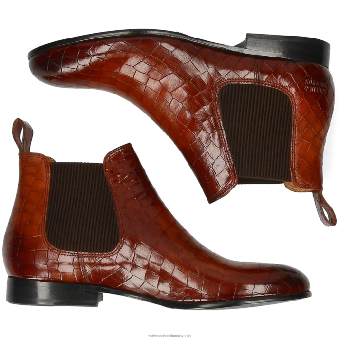 Melvin & Hamilton gležnarji rjav ženske sally 25 FLJ6L901