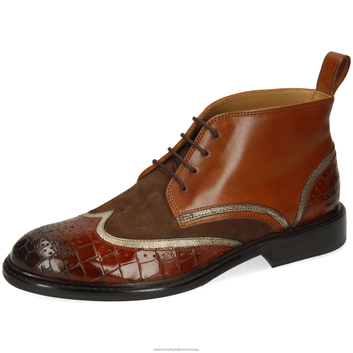 Melvin & Hamilton gležnarji rjav ženske sally 30 FLJ6L982