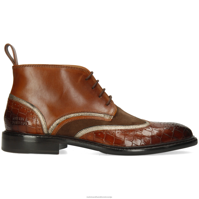 Melvin & Hamilton gležnarji rjav ženske sally 30 FLJ6L982