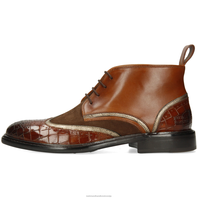 Melvin & Hamilton gležnarji rjav ženske sally 30 FLJ6L982