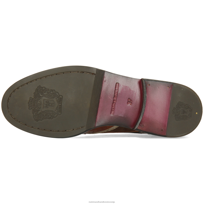 Melvin & Hamilton gležnarji rjav ženske sally 30 FLJ6L982