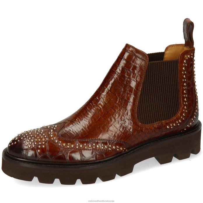 Melvin & Hamilton gležnarji rjav ženske sally 45 FLJ6L881